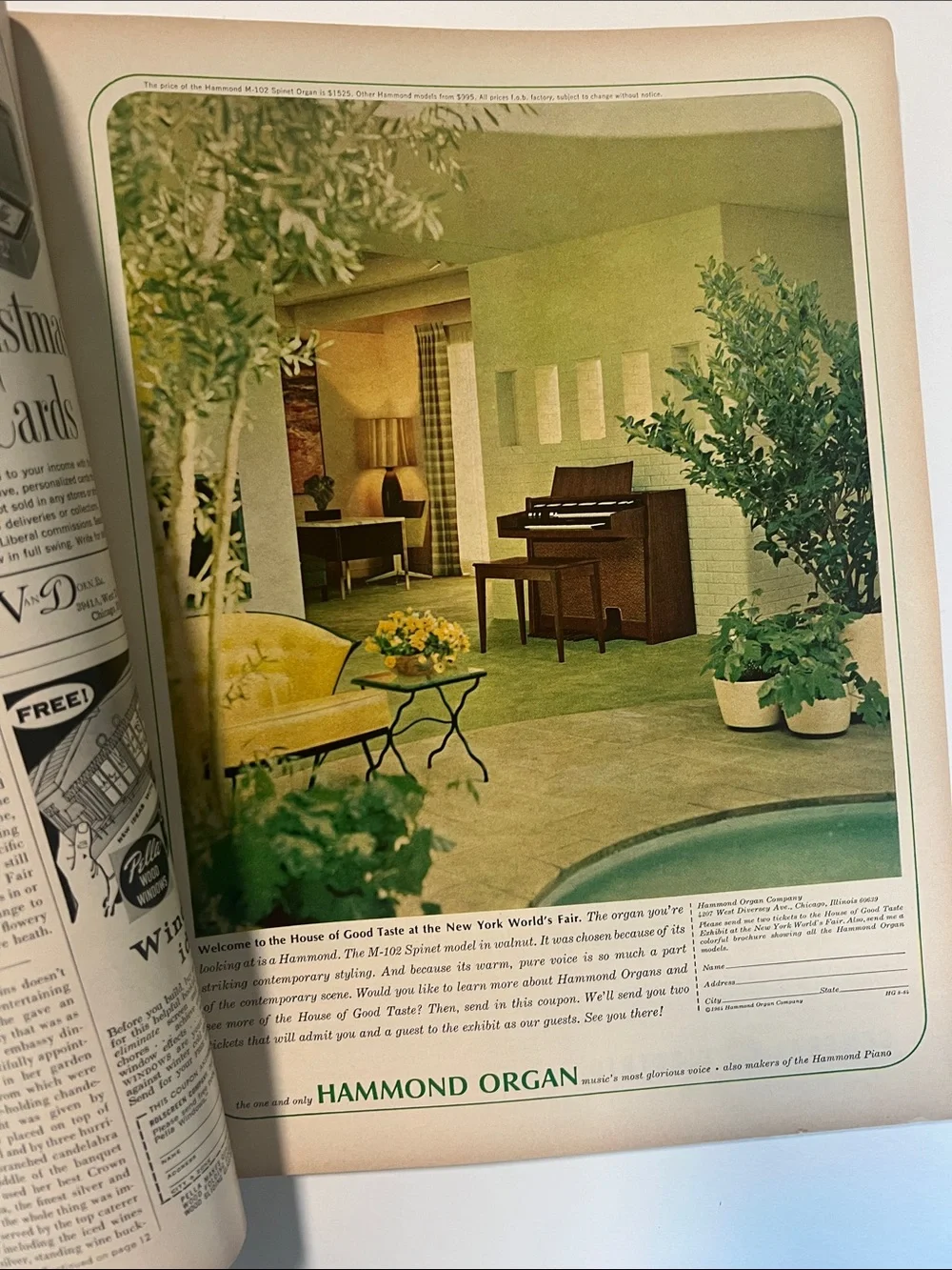 1964 Vintage House & Garden decorating magazine August 1964